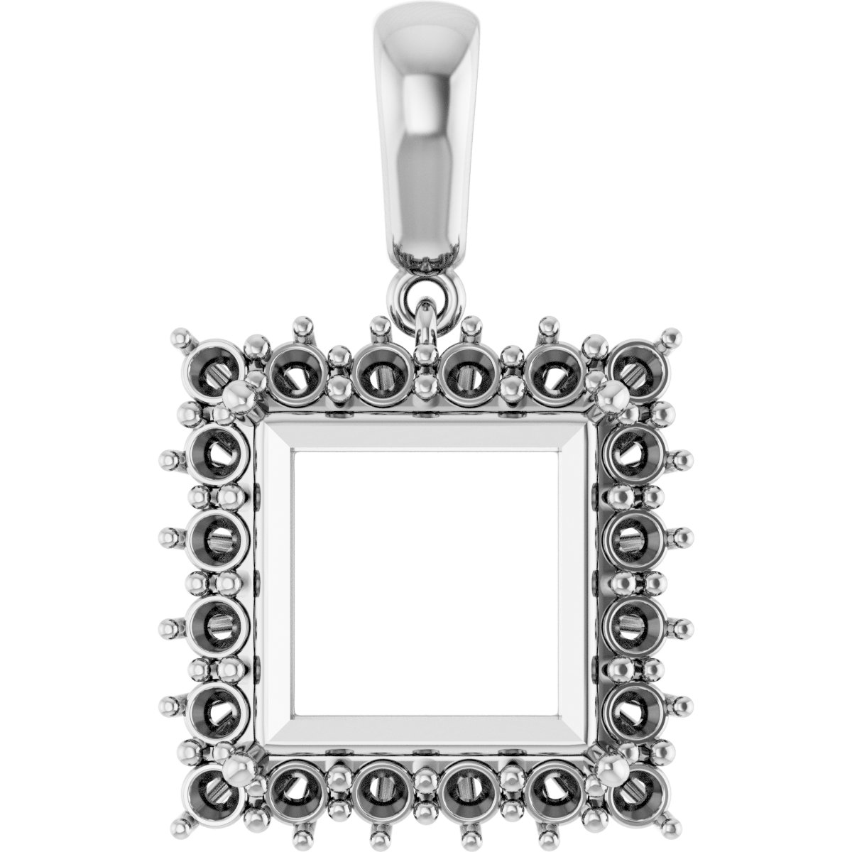 Halo-Style Necklace or Pendant