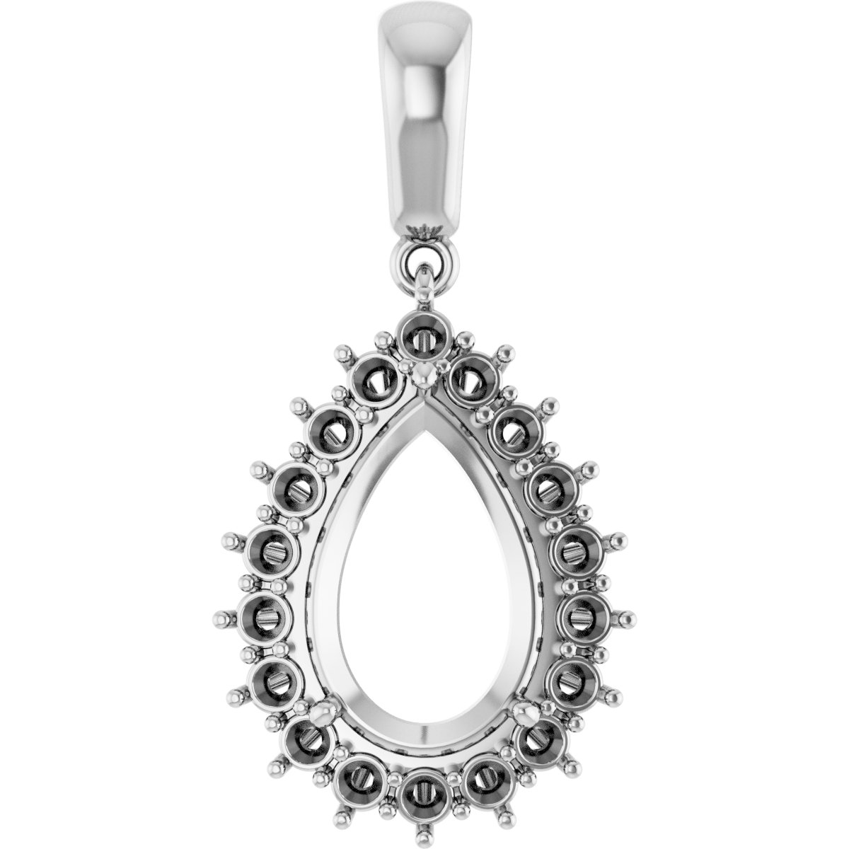 Halo-Style Necklace or Pendant