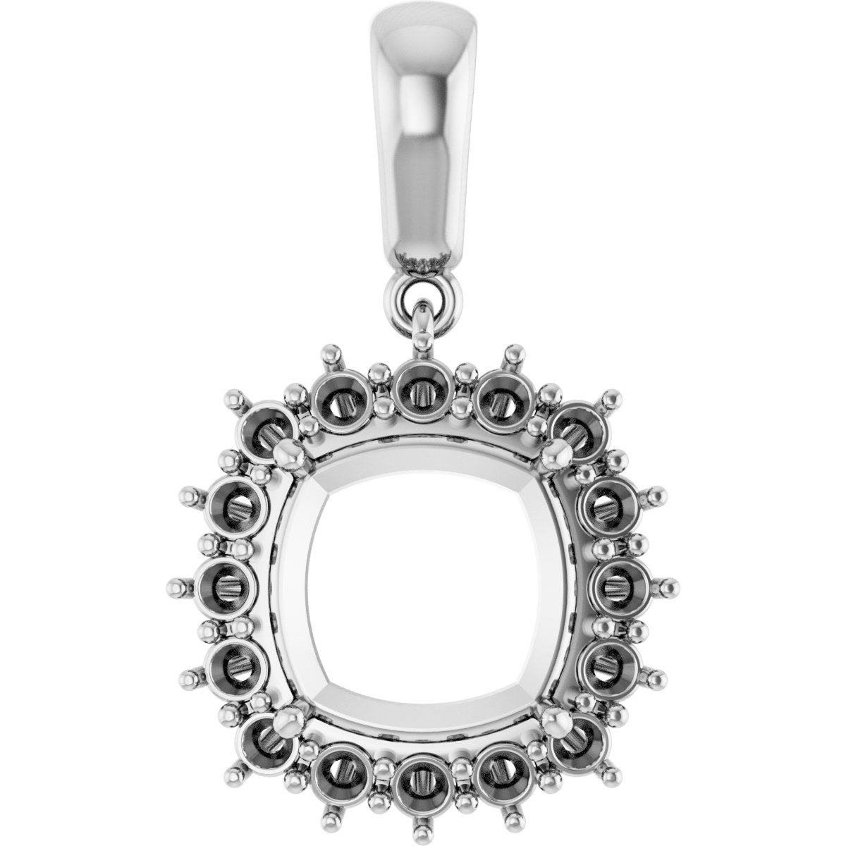 Halo-Style Necklace or Pendant
