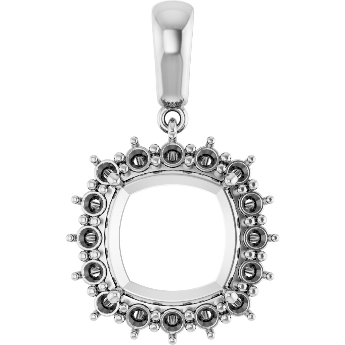 Halo-Style Necklace or Pendant