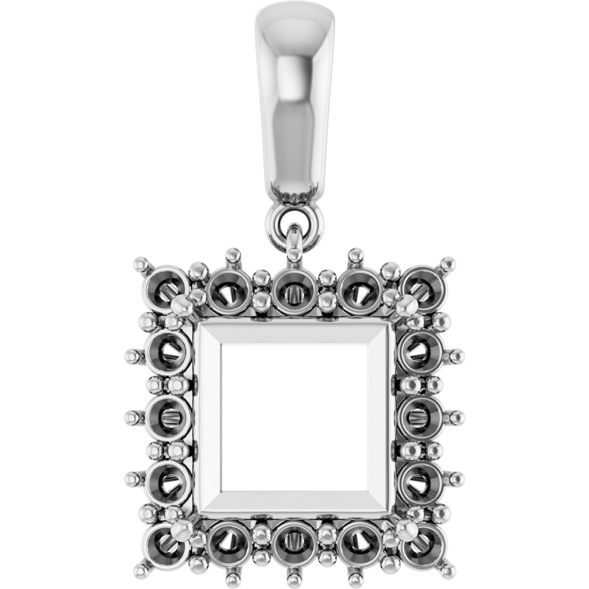 Halo-Style Necklace or Pendant