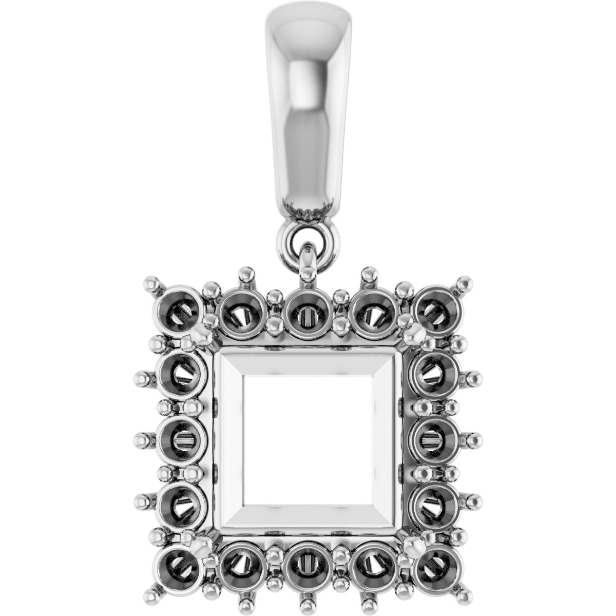 Halo-Style Necklace or Pendant