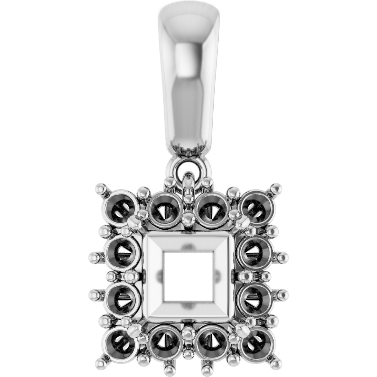 Halo-Style Necklace or Pendant