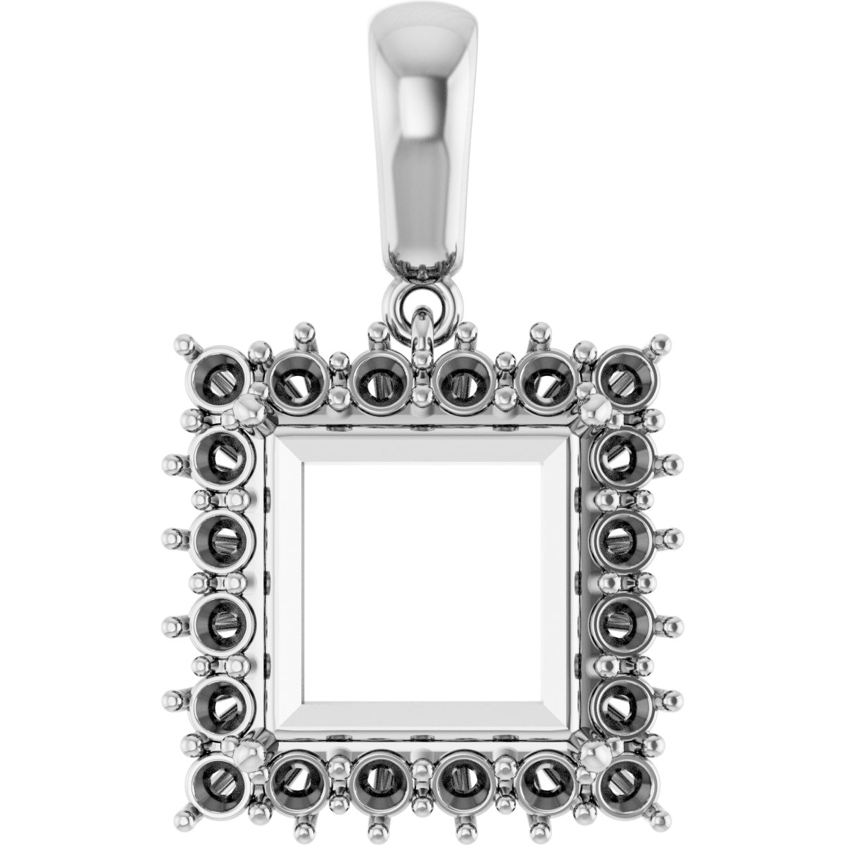 Halo-Style Necklace or Pendant