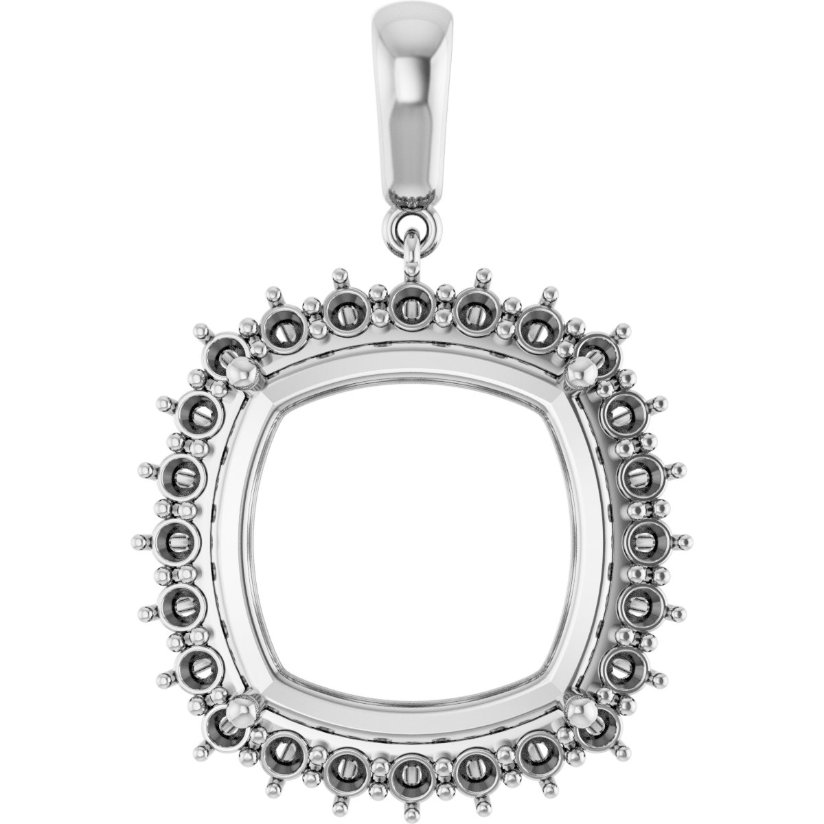 Halo-Style Necklace or Pendant