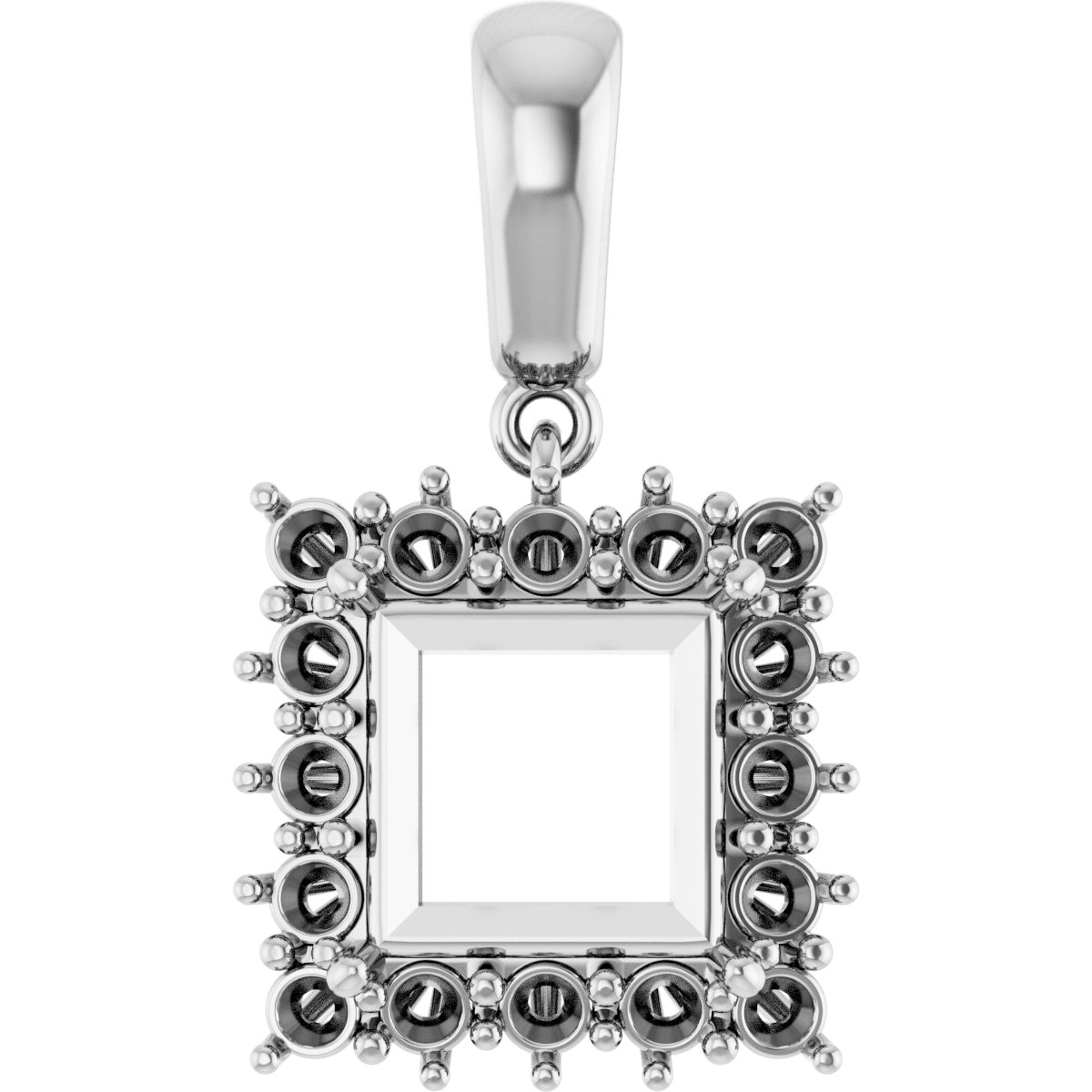 Halo-Style Necklace or Pendant