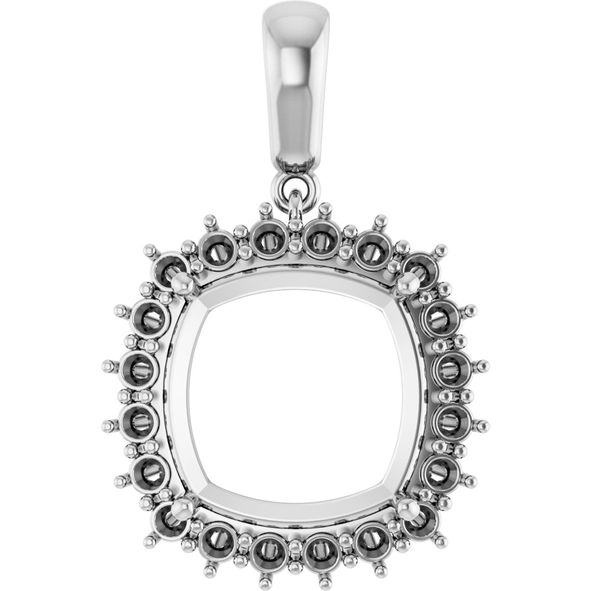 Halo-Style Necklace or Pendant