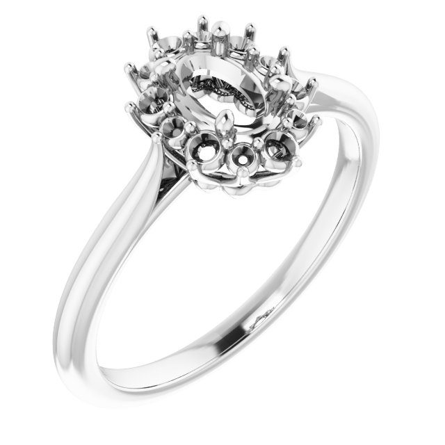 14k White Gold