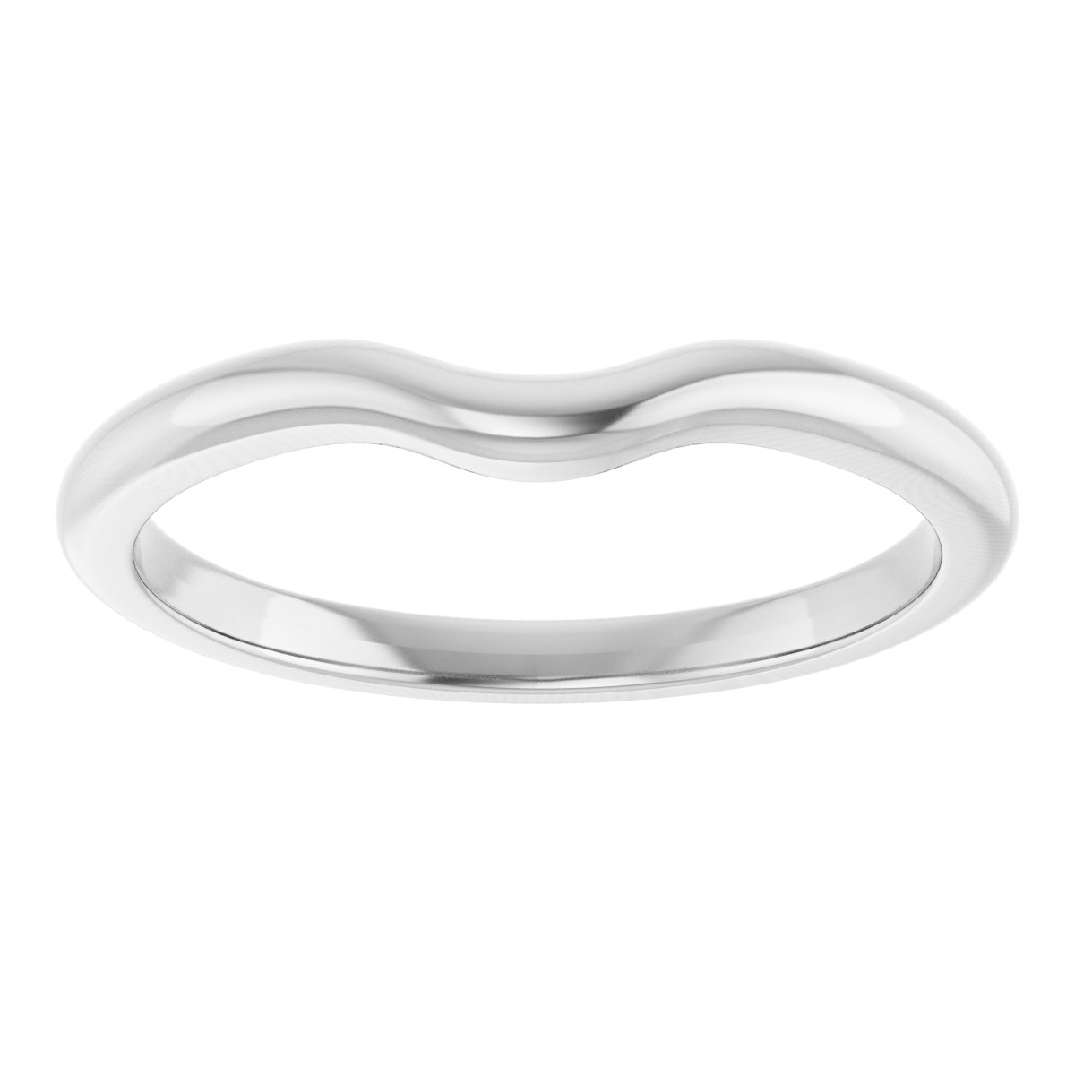 14K White Matching Band -3