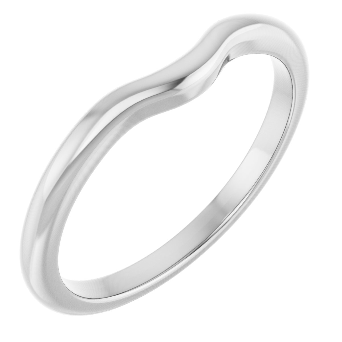 14K White Matching Band 