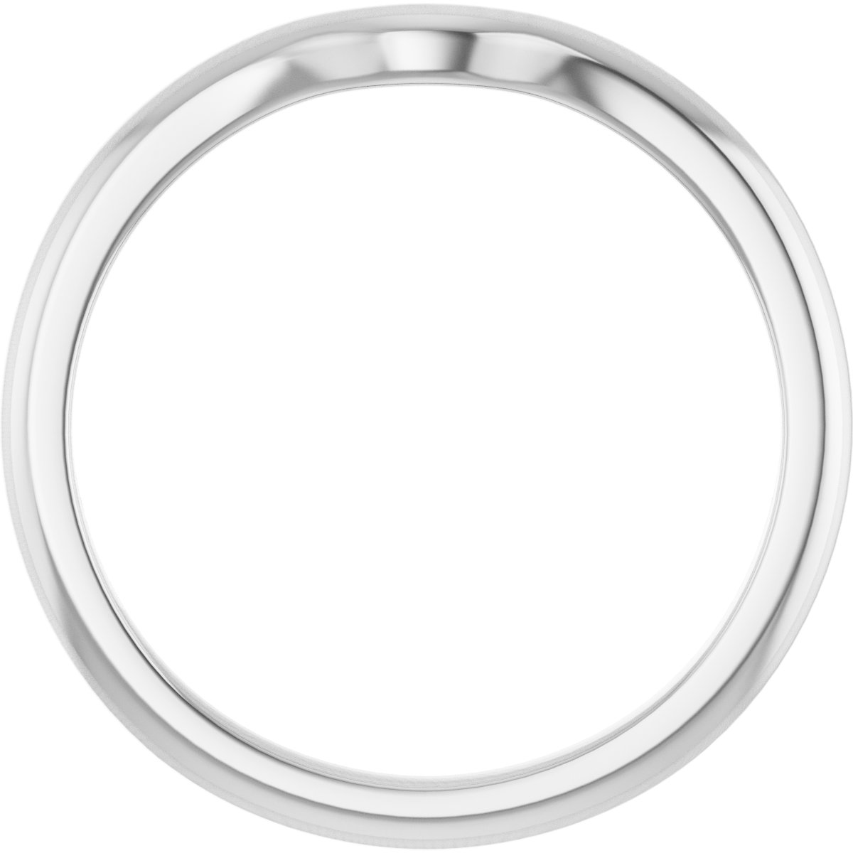14K White Matching Band -2