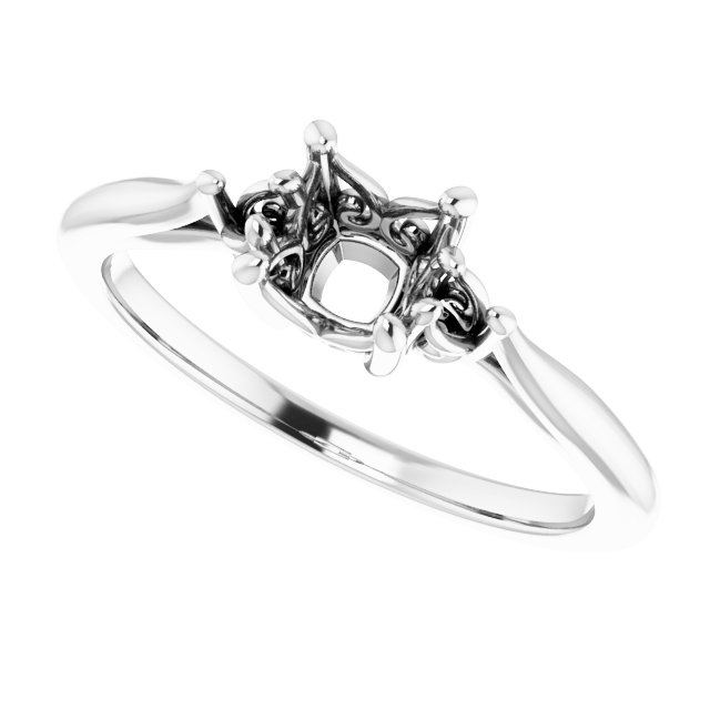 8x5 mm Pear Ring Mounting view 5