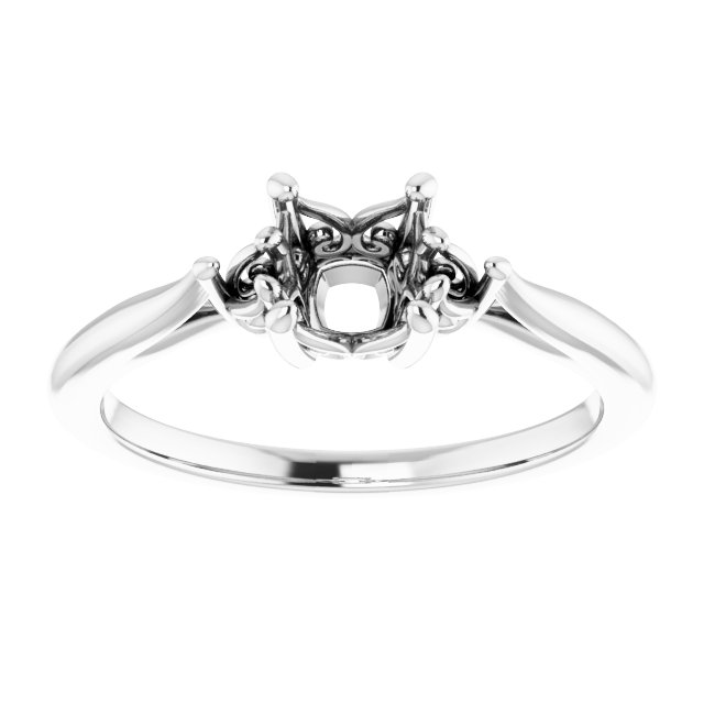 8x5 mm Pear Ring Mounting view 3