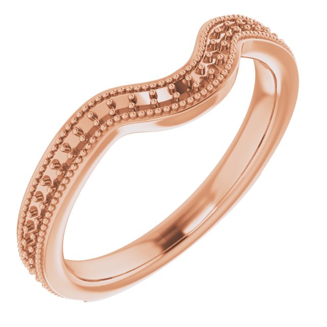 14K Rose 1/5 CTW Diamond Band  