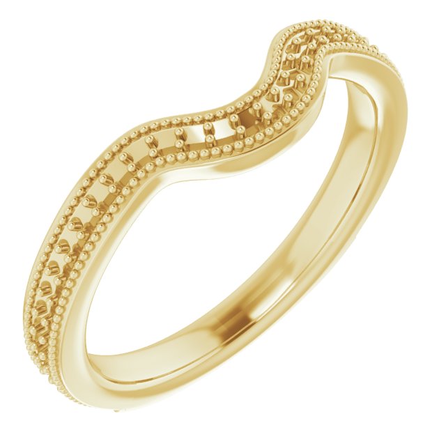 14K Yellow 1/5 CTW Natural Diamond Band  