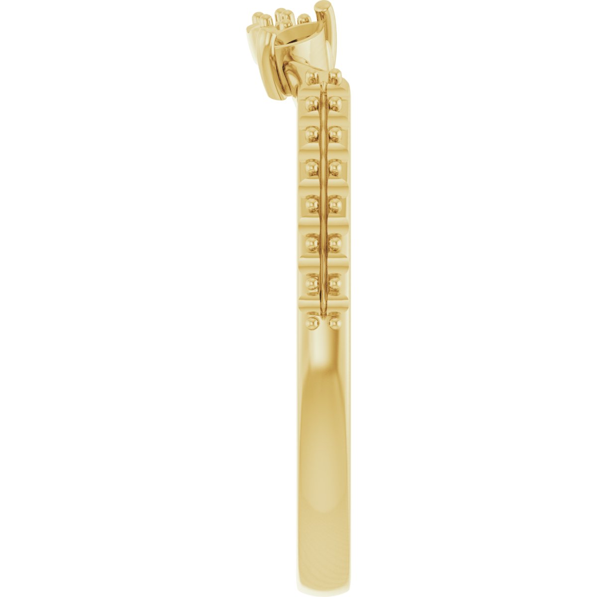 14K Yellow Gold 1/5 CTW Natural Diamond Matching Band  
