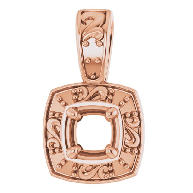 Sculptural Halo-Style Pendant