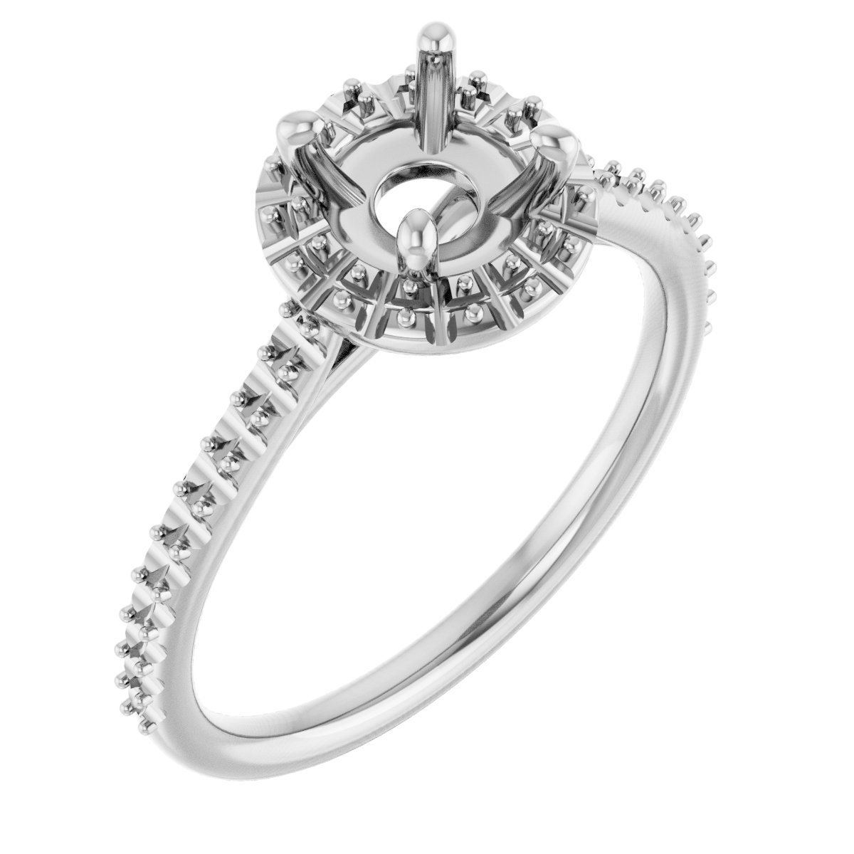 Halo-Style Engagement Ring