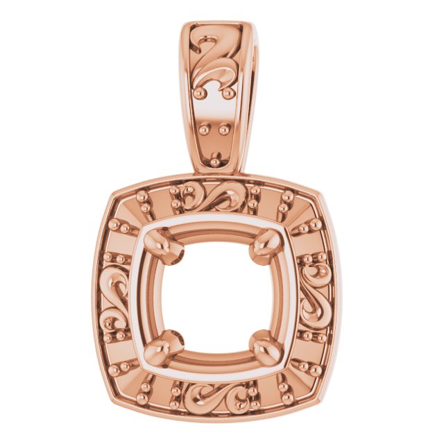 Sculptural Halo-Style Pendant