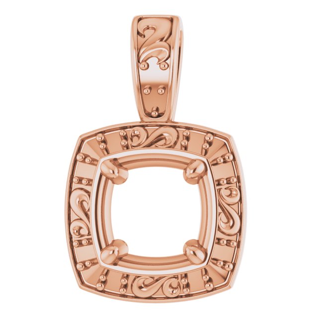 Sculptural Halo-Style Pendant