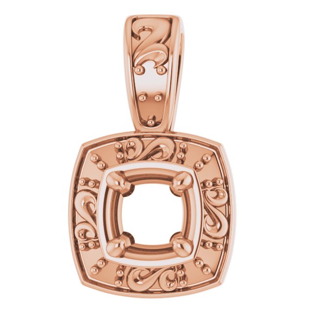 Sculptural Halo-Style Pendant