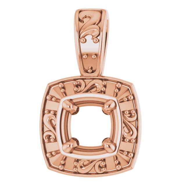 Sculptural Halo-Style Pendant