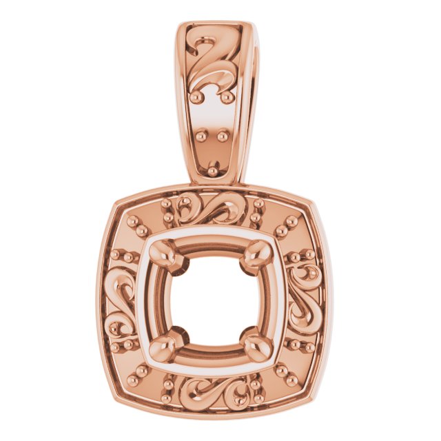 Sculptural Halo-Style Pendant