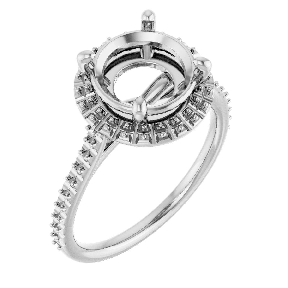 Halo-Style Engagement Ring