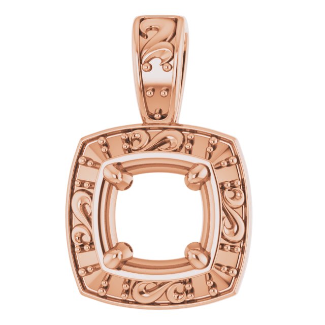 Sculptural Halo-Style Pendant