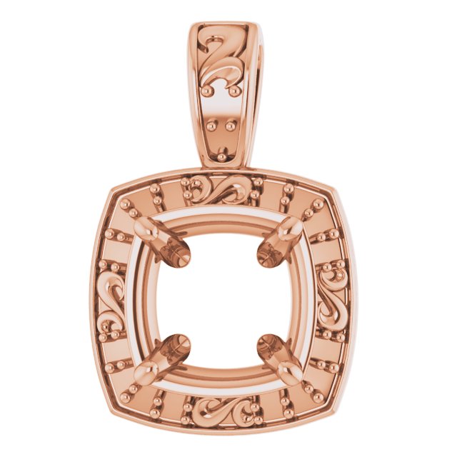 Sculptural Halo-Style Pendant