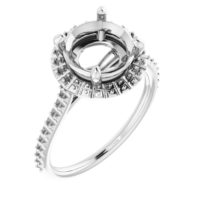 Halo-Style Engagement Ring