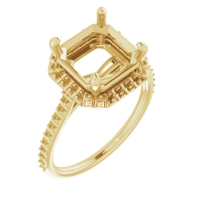 Halo-Style Engagement Ring