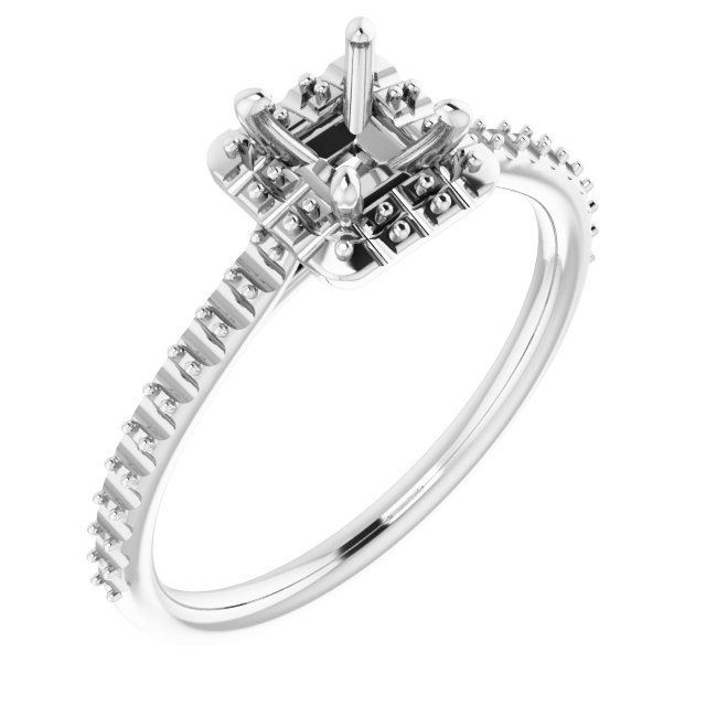 Halo-Style Engagement Ring