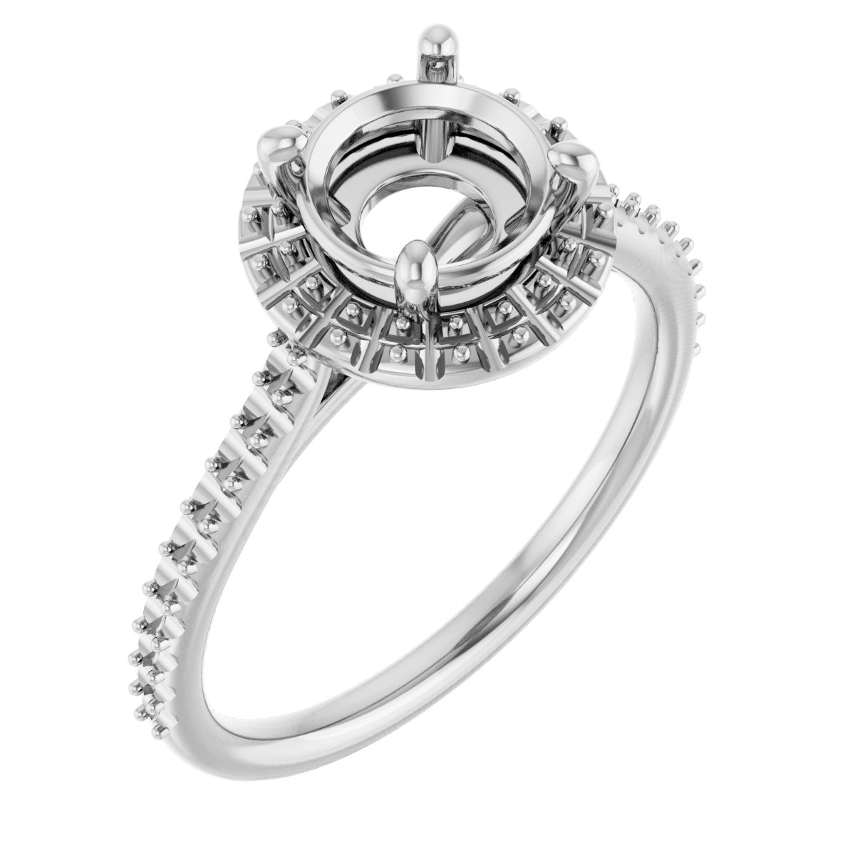 Halo-Style Engagement Ring