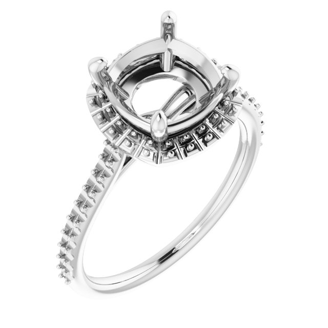 Halo-Style Engagement Ring