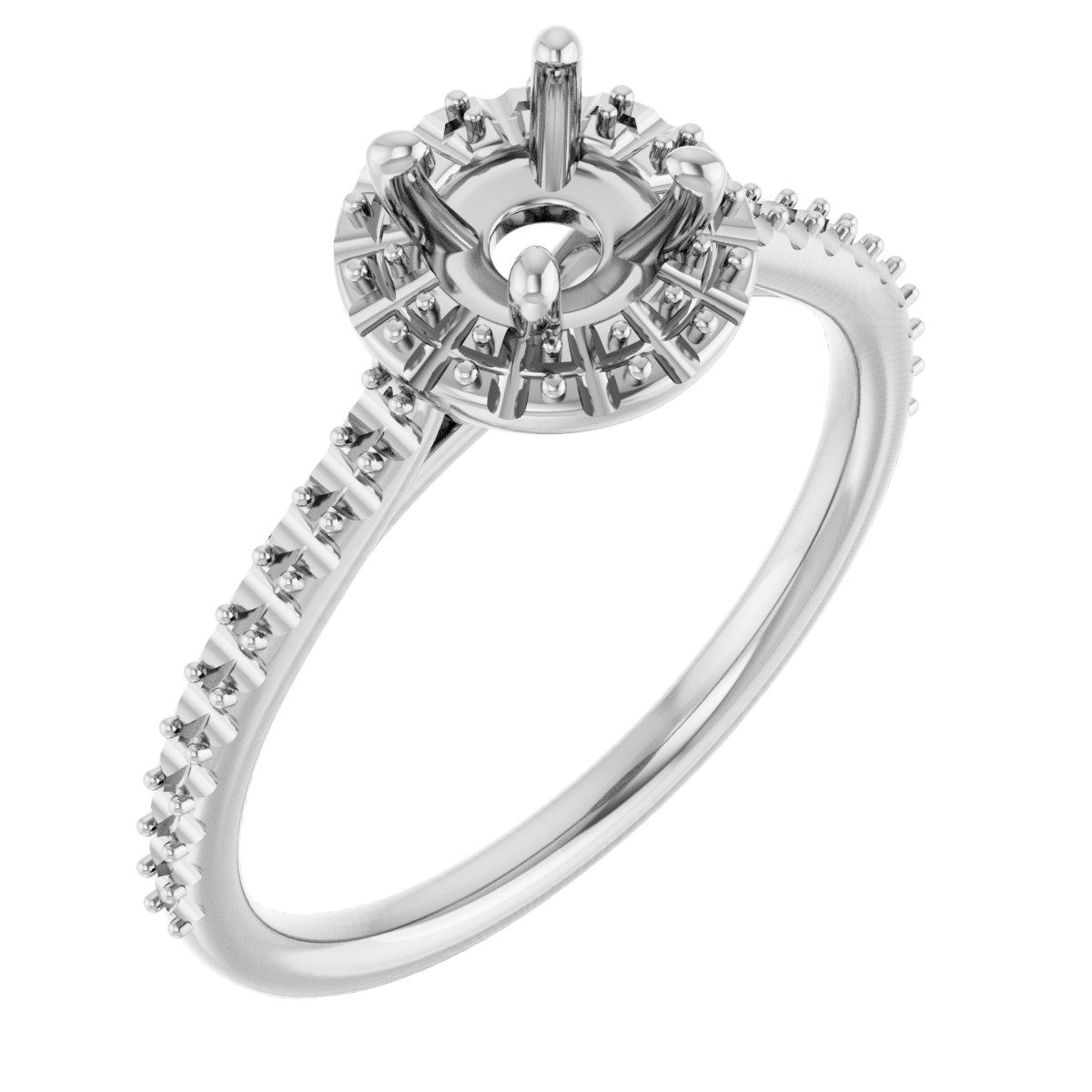 Halo-Style Engagement Ring