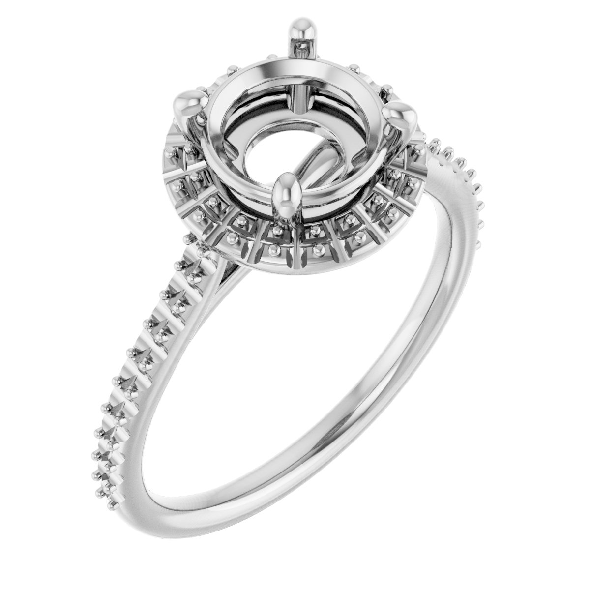 Halo-Style Engagement Ring