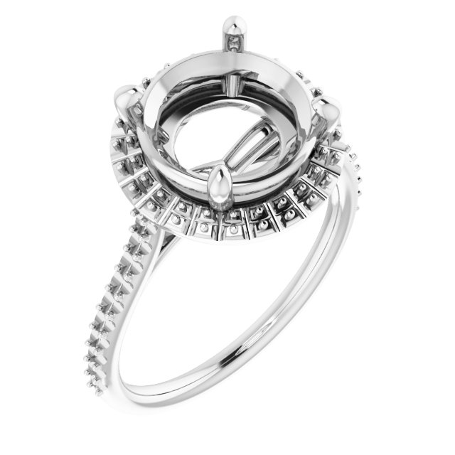 Halo-Style Engagement Ring