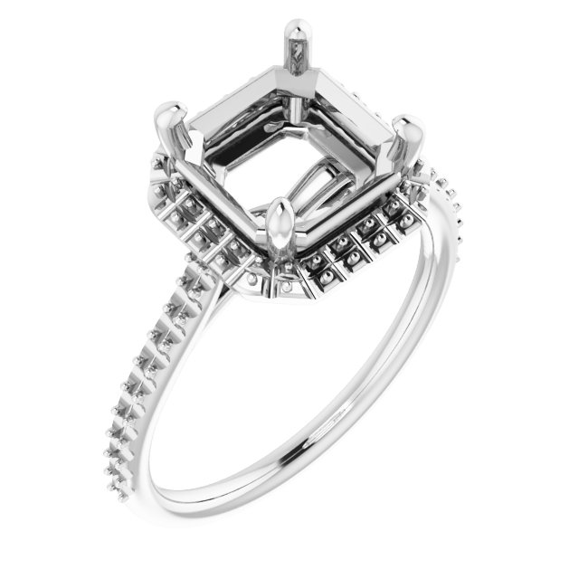 Halo-Style Engagement Ring