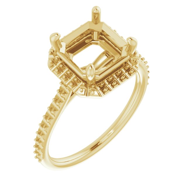 Halo-Style Engagement Ring