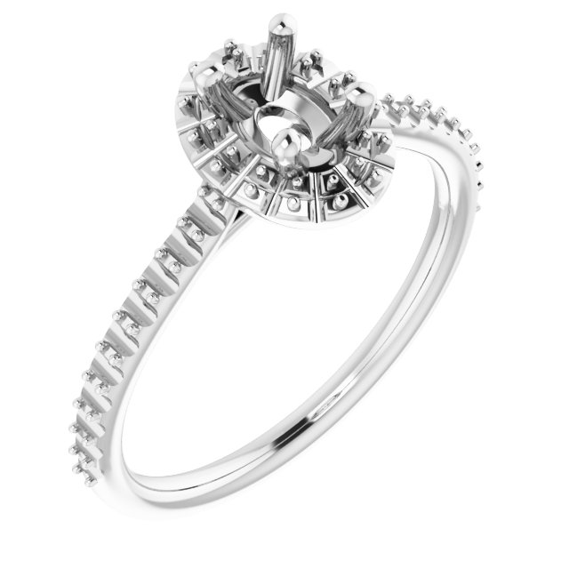 Halo-Style Engagement Ring