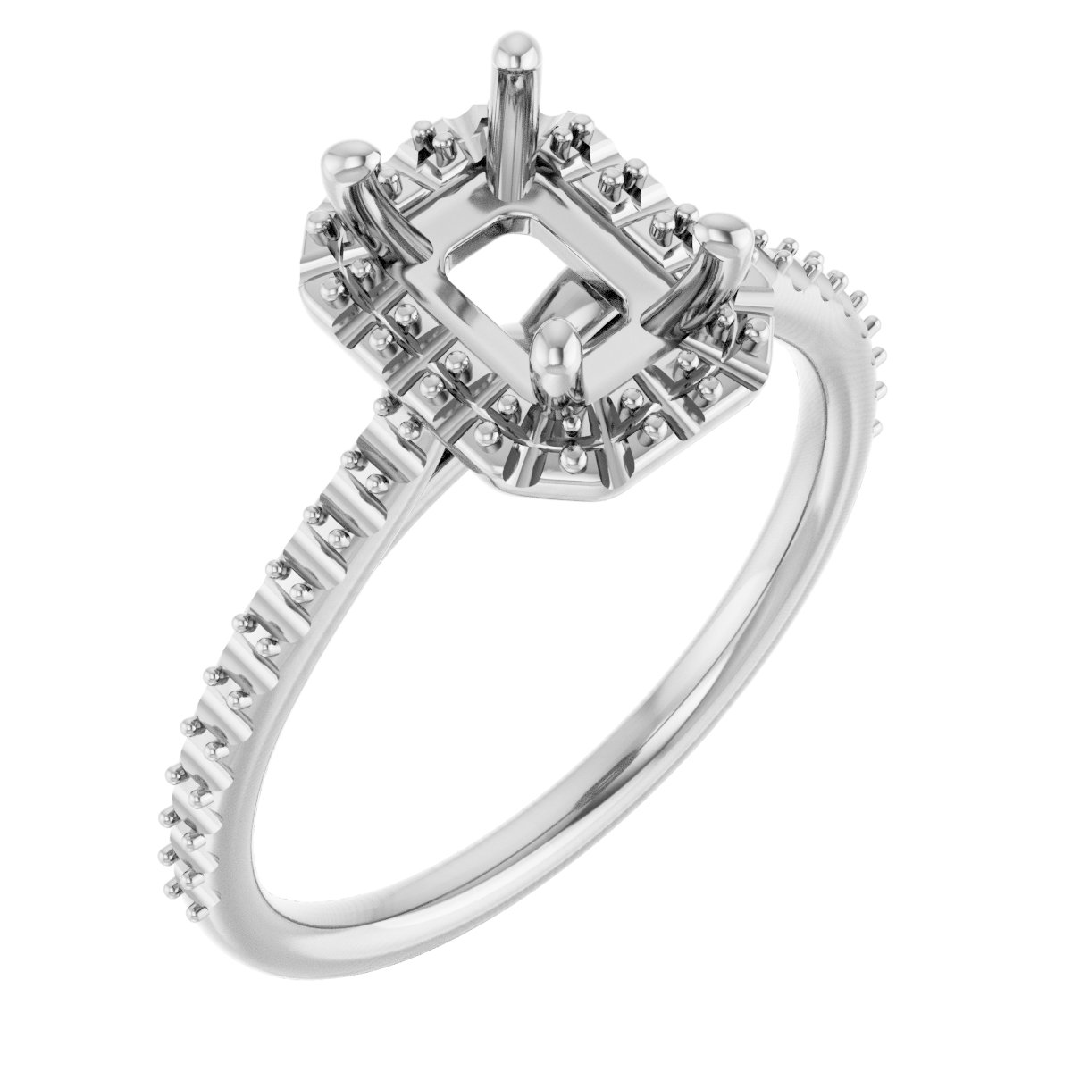 Halo-Style Engagement Ring