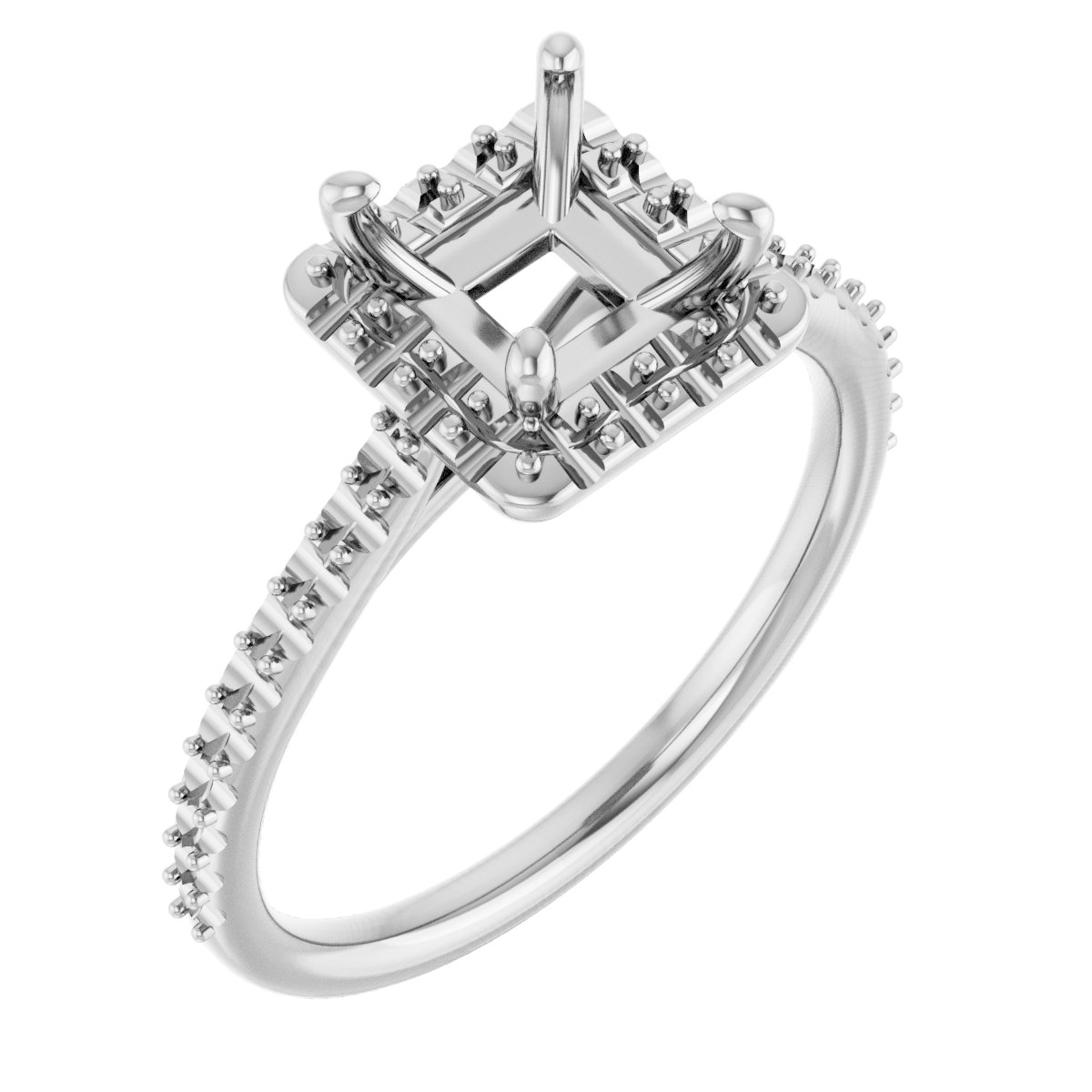 Halo-Style Engagement Ring