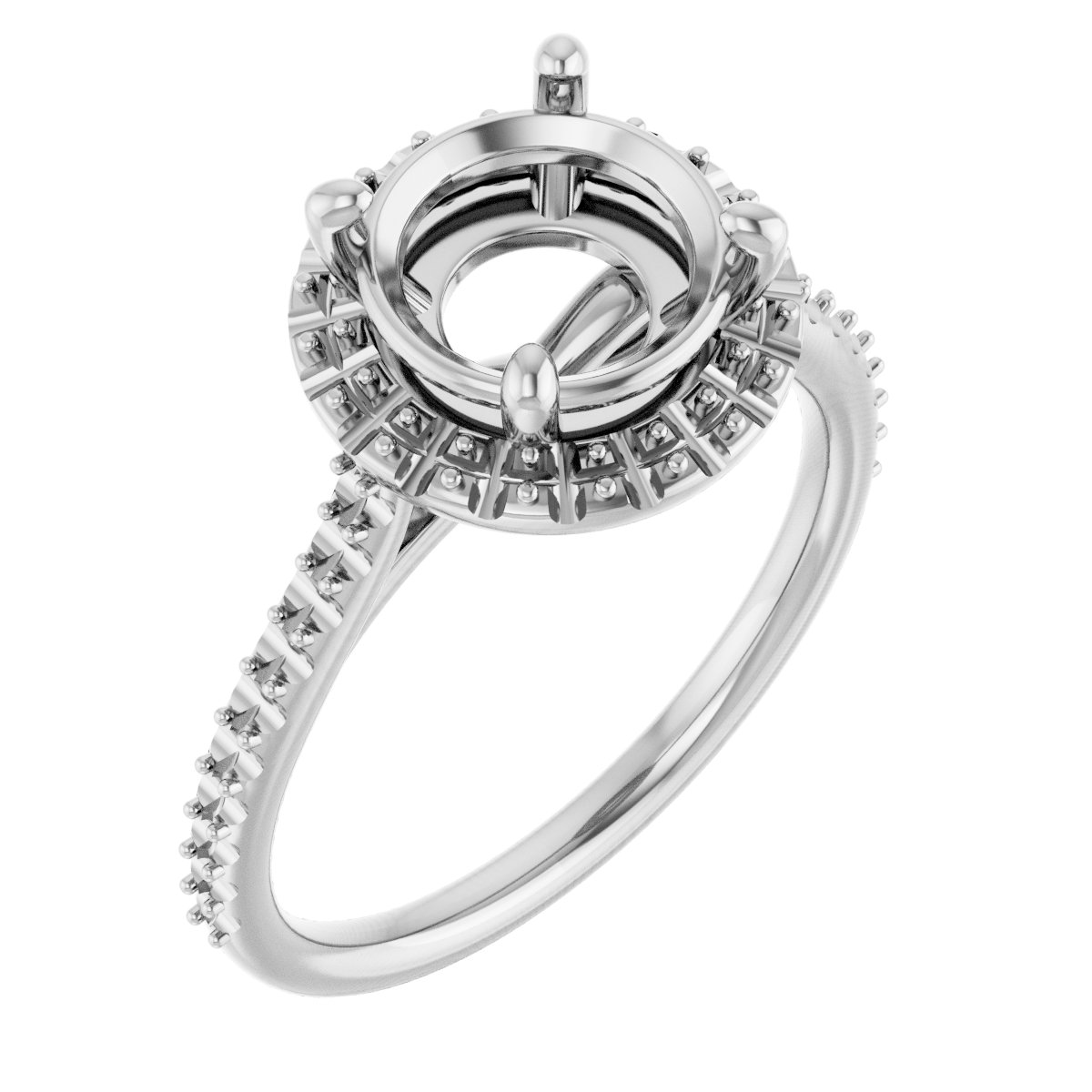Halo-Style Engagement Ring