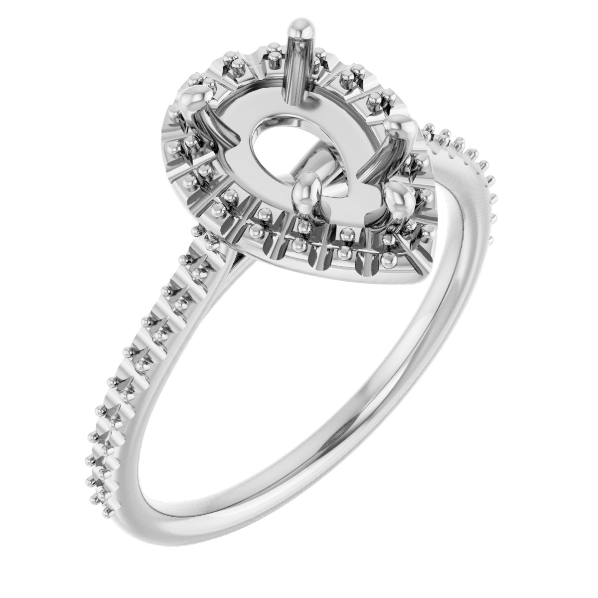 Halo-Style Engagement Ring