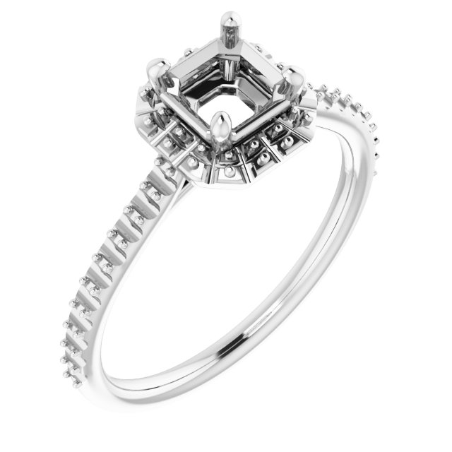 Halo-Style Engagement Ring