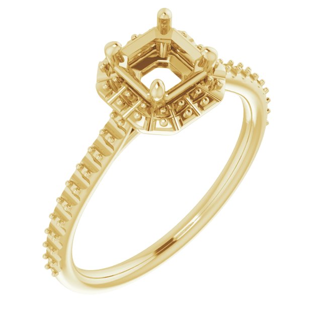 Halo-Style Engagement Ring
