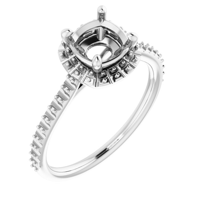 Halo-Style Engagement Ring