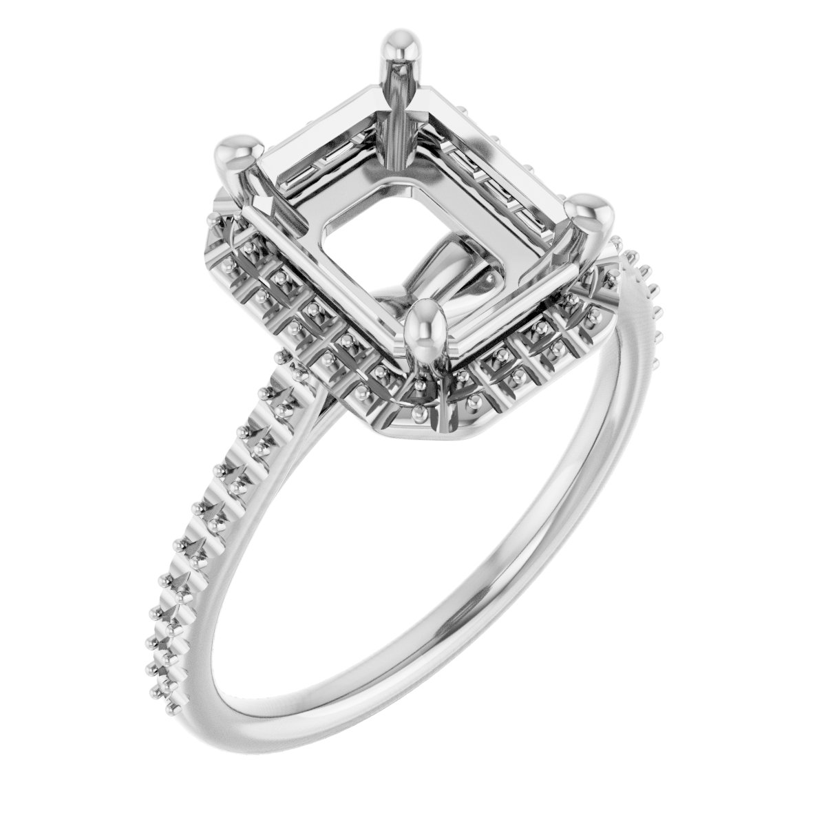 Halo-Style Engagement Ring
