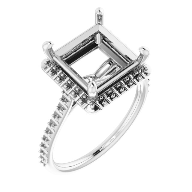 Halo-Style Engagement Ring